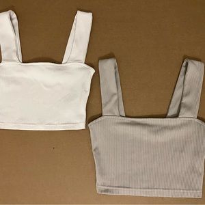 2 crop tops